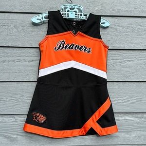 OREGON BEAVERS Embroidered Cheer Costume Infant Toddler 24 month
